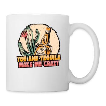 Tequila Alkohol Mexikanisch Mexiko Latino - Tasse - Weiß - Rechts