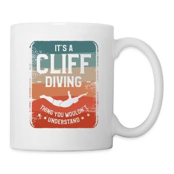 C’est une chose de plongée en falaise que vous ne comprendriez pas - Mug blanc - blanc - Droite
