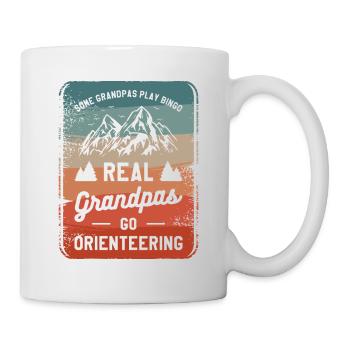 Manche Opas spielen Bingo Echte Opas Go - Tasse - Weiß - Rechts