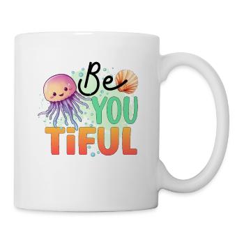 Soyez vigilant - calmar poulpe - Mug blanc - blanc - Droite