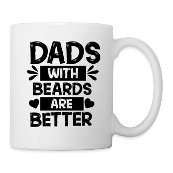 Dads With Beards Are Better - Mug - white - Right