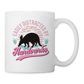Easily distracted by Aardvarks Aardvark Aardvark - Mug - white - Right