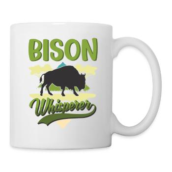 Büffelflüsterer Büffel Flüsterer Wasserbüffel - Tasse - Weiß - Rechts