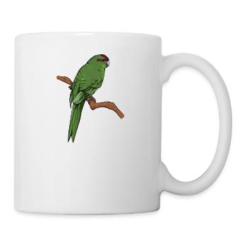 Perruche de chèvre I Motif de perruche pour porte-oiseau - Mug blanc - blanc - Droite