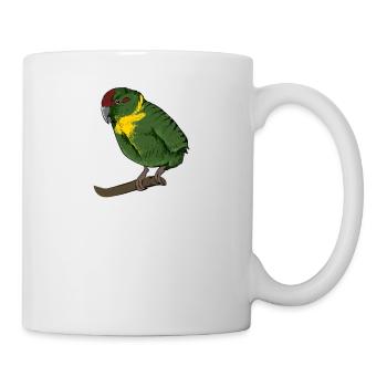 Perruche de chèvre I Motif de perruche pour porte-oiseau - Mug blanc - blanc - Droite