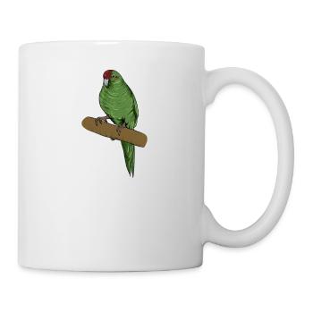 Perruche de chèvre I Motif de perruche pour porte-oiseau - Mug blanc - blanc - Droite