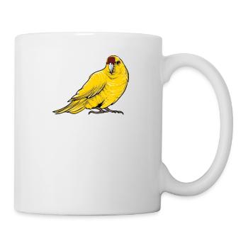Perruche de chèvre I Motif de perruche pour porte-oiseau - Mug blanc - blanc - Droite