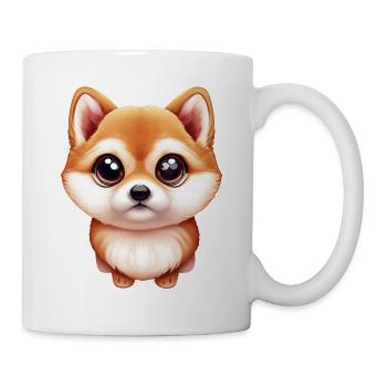 Shiba Inu Meisterwerk - Tasse - Weiß - Rechts