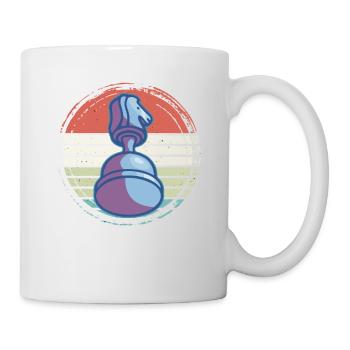 Vintage Chess Piece Retro Chess Piece - Mug - white - Right