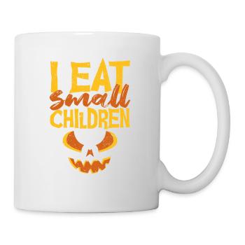 Je mange des jeunes enfants annonce de grossesse - Mug blanc - blanc - Droite
