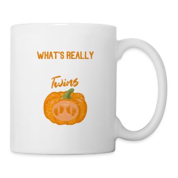 Savez-vous ce qui est vraiment effrayant Gémeaux - Mug blanc - blanc - Droite