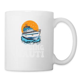 Feeling Nauti Motorboating Meme Pontoon Captain - Mug blanc - blanc - Droite