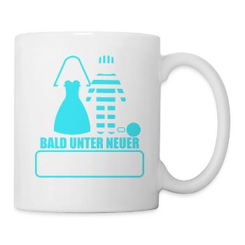 Junggesellenabschied Poltern Polterabend JGA - Tasse - Weiß - Rechts