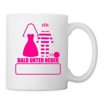 Junggesellenabschied Poltern Polterabend JGA - Tasse - Weiß - Rechts