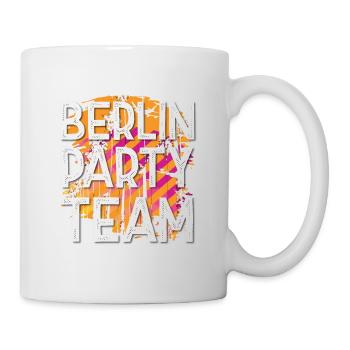 Berlin Party Team - Tasse - Weiß - Rechts