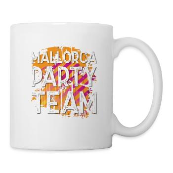 Mallorca Party Team - Tasse - Weiß - Rechts