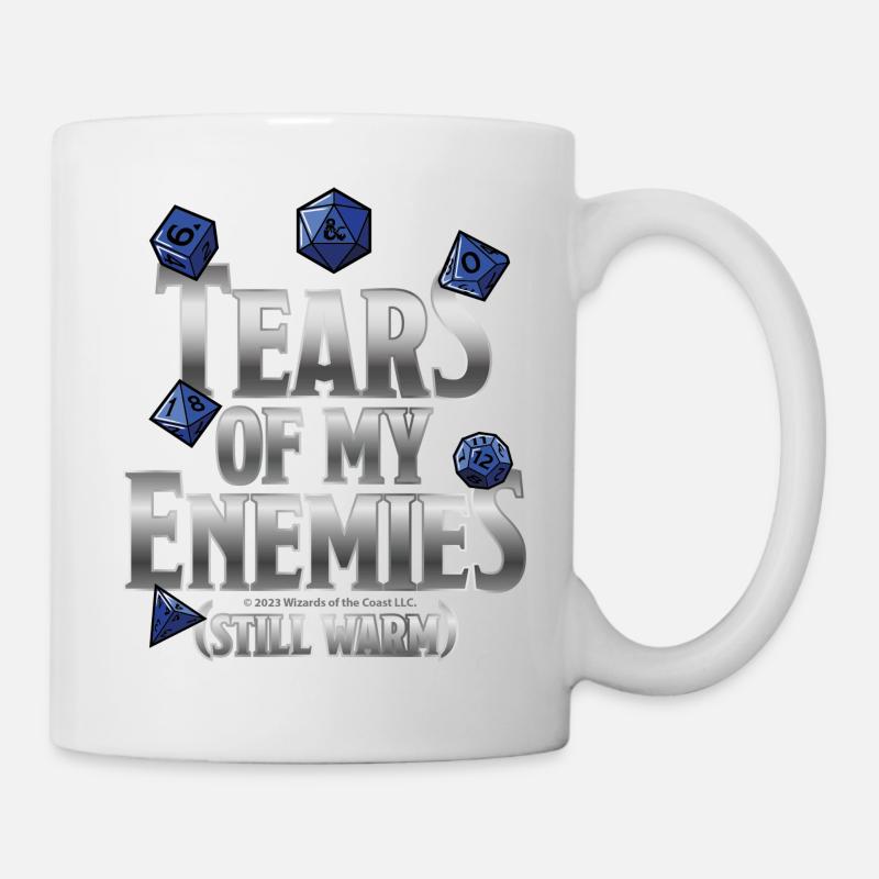 Dungeons And Dragons Cube Tears Of My Enemies - Mug blanc - blanc