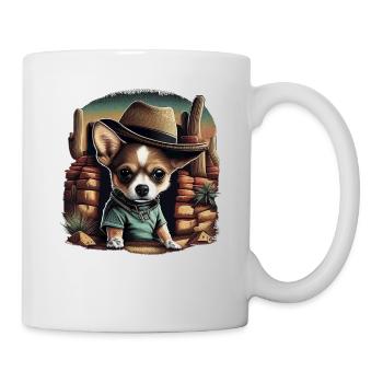 Chihuahua | Gaming Gamer Funny Comic Videogame - Mug - white - Right
