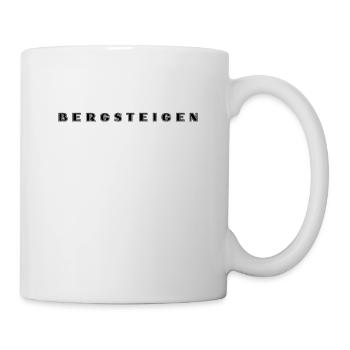 Lettrage d’alpinisme - Mug blanc - blanc - Droite