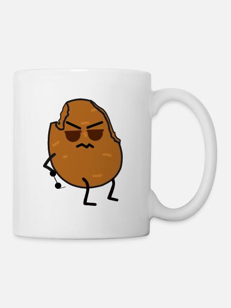 Schlechte Kartoffel - Tasse - Weiß