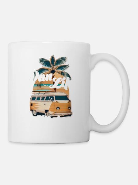 Van life style - camping car - Mug blanc - blanc