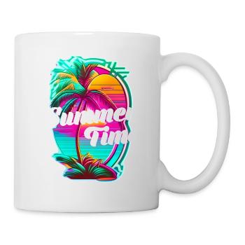 Summer Time - Beach and Summer - Mug - white - Right