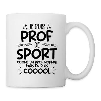 Je Suis Prof De Sport Cadeau Prof De Sport - Mug blanc - blanc - Droite