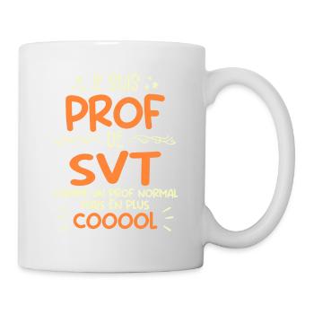 Prof de SVT super cool - Mug blanc - blanc - Droite
