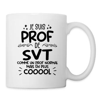 Prof de SVT super cool - Mug blanc - blanc - Droite