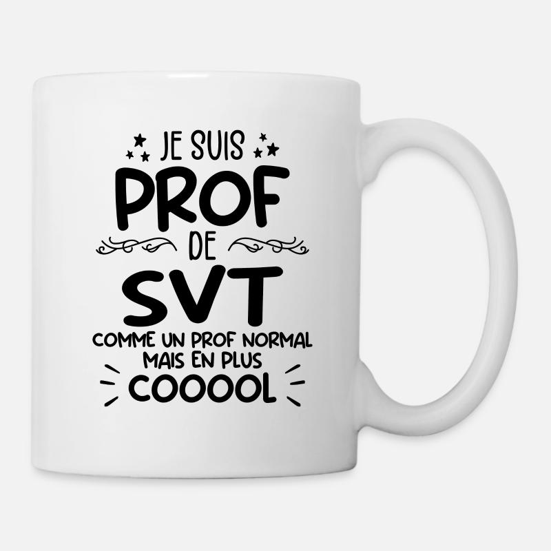 Prof de SVT super cool - Mug blanc - blanc
