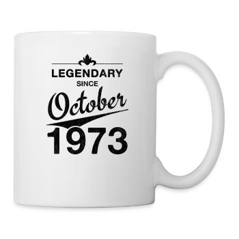 50e anniversaire Légendaire Octobre 1973 Volume 73 - Mug blanc - blanc - Droite