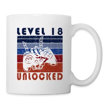 18 Geburtstag Junge Mädchen Geschenke - Tasse - Weiß - Rechts