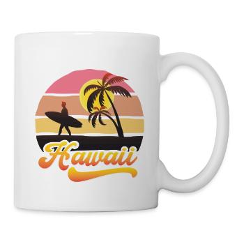 Hawaii Surf Beach Design - Mug - white - Right