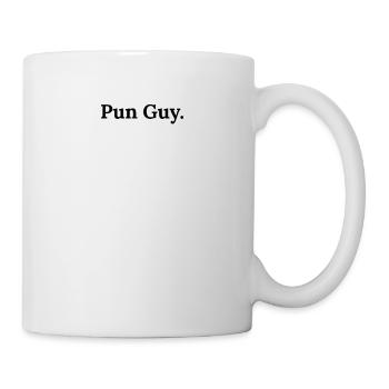 Pun Guy is Fun Guy Funny Dad Uncle Dad Joke - Mug - white - Right