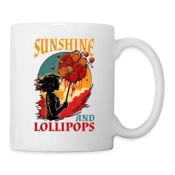 Soleil et sucettes 5 - Mug blanc - blanc - Droite