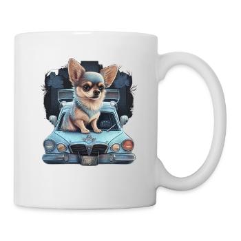 Chihuahua | Polizei Polizist Polizistin Hut - Tasse - Weiß - Rechts