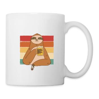 Nörgeln und Bier Renter Ruhestand Pension - Tasse - Weiß - Rechts