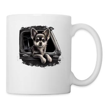 Chihuahua | Polizei Polizist Polizistin Hut - Tasse - Weiß - Rechts