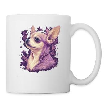 Chihuahua Puppy | Pretty Pink Dog Girly Mom Women - Mug - white - Right