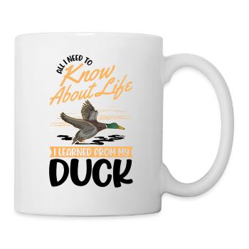 Duck gift duck breeder - Mug - white - Right