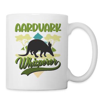 Erdferkel Flüsterer Aardvark Whisperer - Mug - white - Right