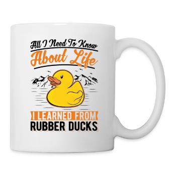 Rubber Duck Gift Rubber Duck Rubber Duck - Mug blanc - blanc - Droite