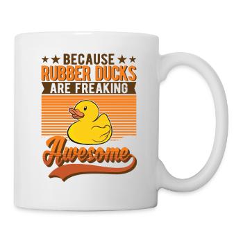 Rubber Duck Gift Rubber Duck Rubber Duck - Mug blanc - blanc - Droite