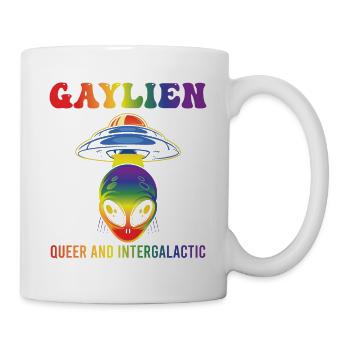Gender Lesbian, Gay, Trans, Queer Rainbow - Mug - white - Right