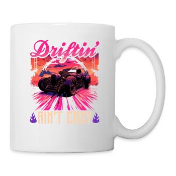 Hot Rod Drift Quote, Retro Muscle Car Womens Hot - Mug - white - Right