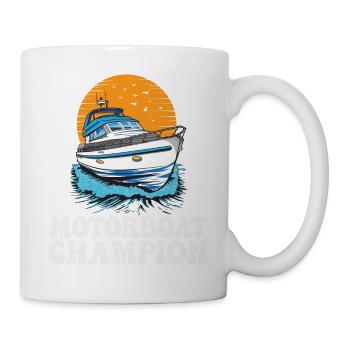 Motorboat Champion Lake Life Boat Parade Champ - Tasse - Weiß - Rechts