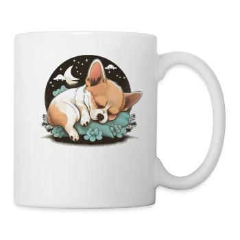 Chihuahua | Schlaf Nacht Pyjama Sonntag Niedlich - Tasse - Weiß - Rechts