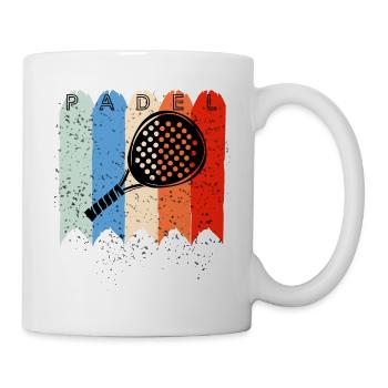 Padel Paddle Raquette Tennis Sport I Cadeau - Mug blanc - blanc - Droite