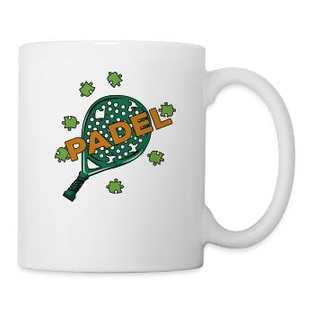 Padel Paddle Raquette Tennis Sport I Cadeau - Mug blanc - blanc - Droite