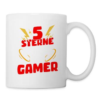 5 Star Gamer - Mug - white - Right